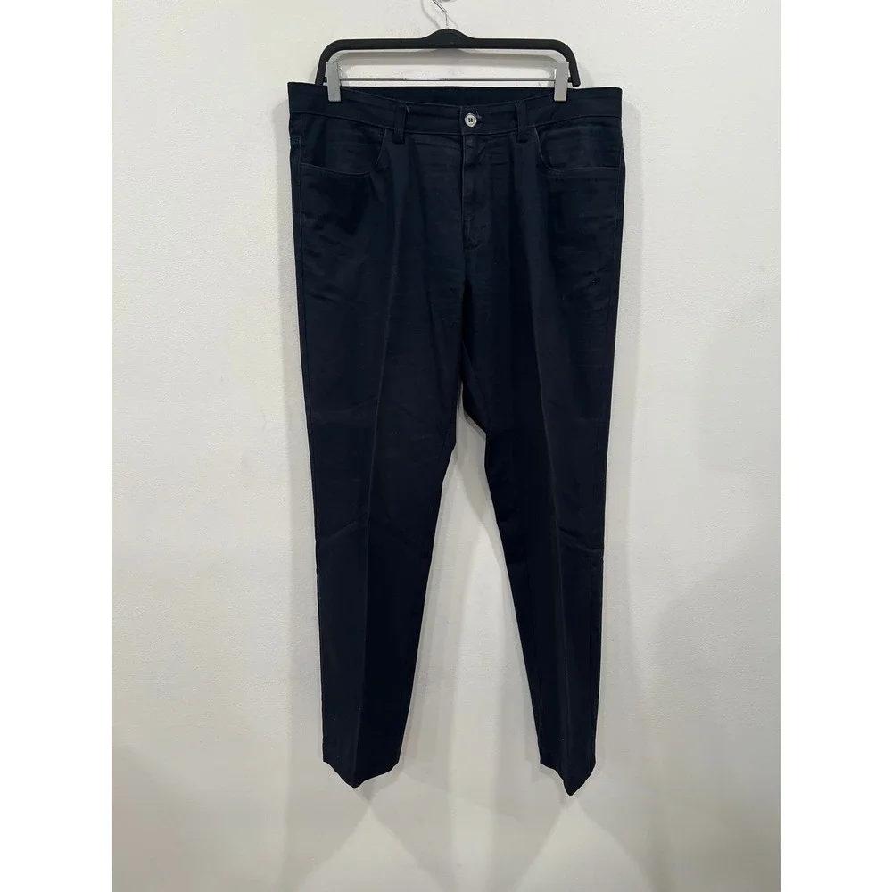 Calvin Klein Pants Men's Navy Blue Slim Fit Chino 5 Pocket Cotton Twill SZ 36x32
